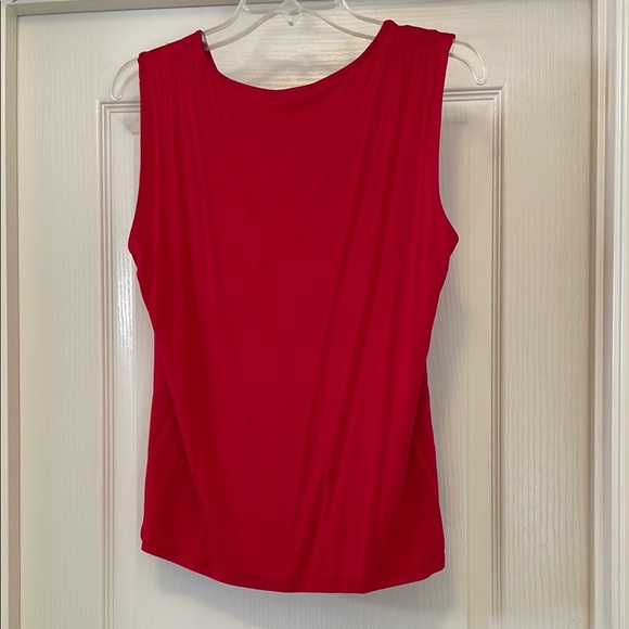 Roz & Ali Women's Red Sleeveless Top - Picture 4 of 8